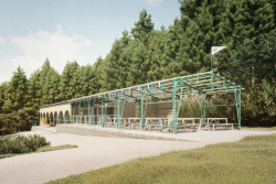 Lesní Koupaliště, Mjölk architekti, vizualizace