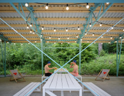 Střecha (Zázemí Lesního koupaliště, Mjölk architekti, Marie Vondráková)