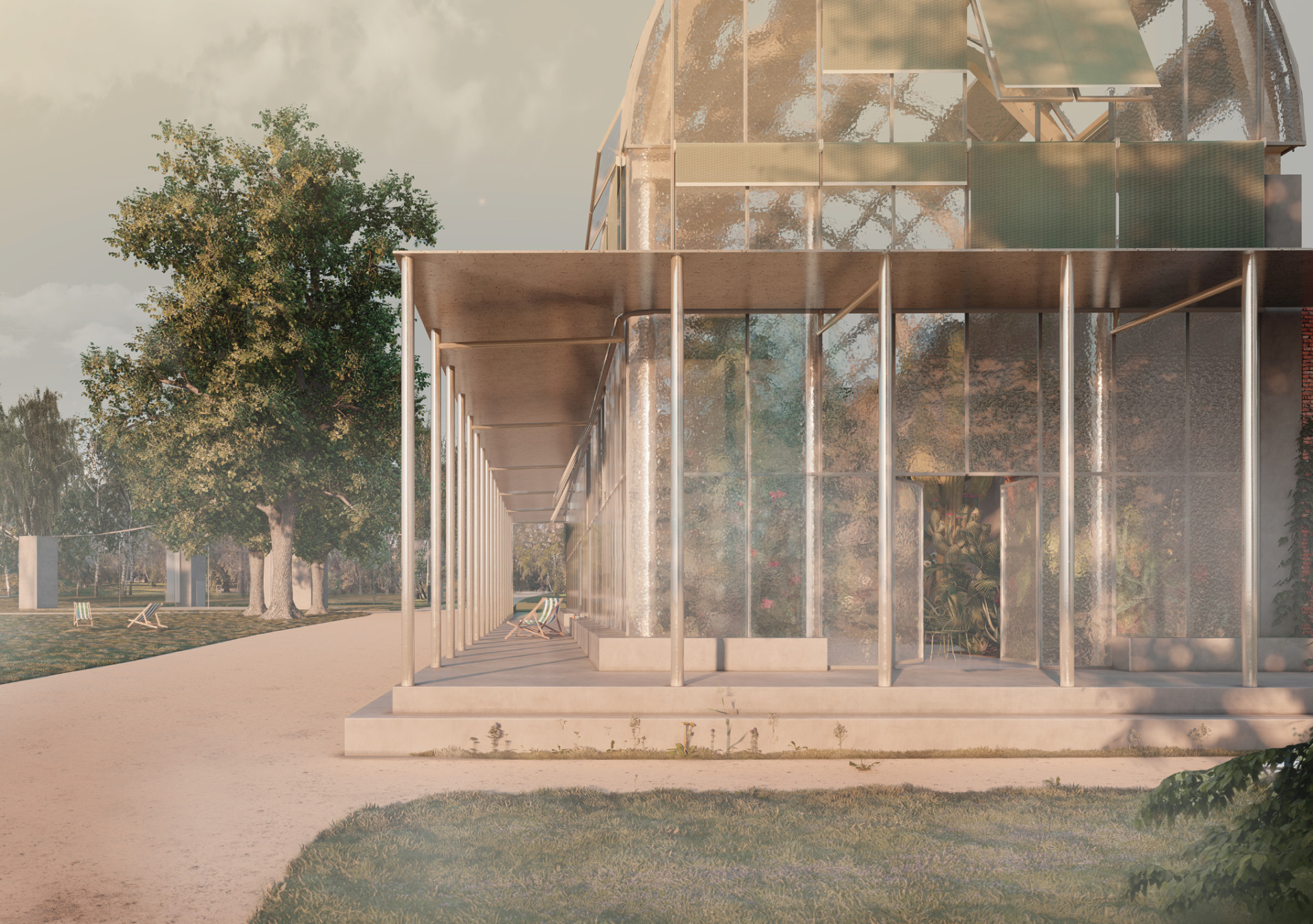 V kategorii Architektura se na prvním místě umístila Karolína Hausenblasová s návrhem Skleníku Na Brusnici