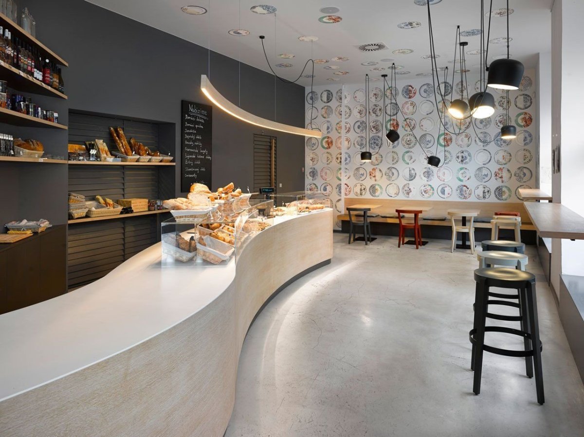 JRA Jaroušek.Rochová.Architekti, Café. Bistro. Pekařství Záhorský - foto