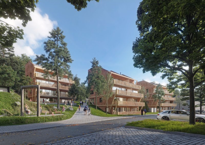 Vizualizace nové výstavby Korzo Lipno