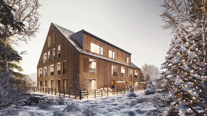 Penzion Kvilda, vizualizace, MS plan / Tomáš Filgas, Pavel Hřebecký, Simona Pacáková, Michal Šourek