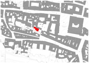 Situace (Bytový dům na Malé Straně; architektonický ateliér Ladislava Lábuse)