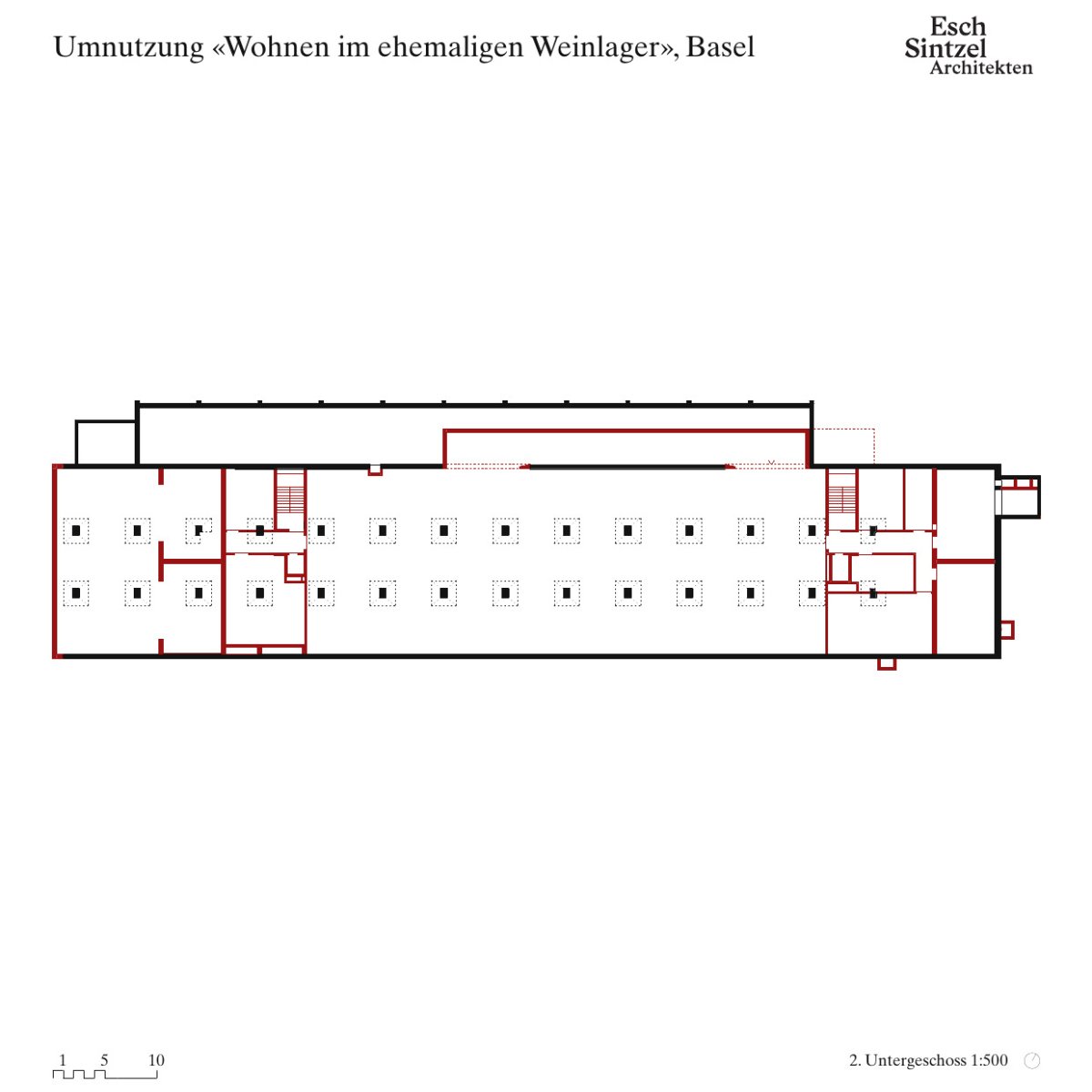 2. PP (Konverze skladu vína na komunitní bydlení; Esch Sintzel Architekten)