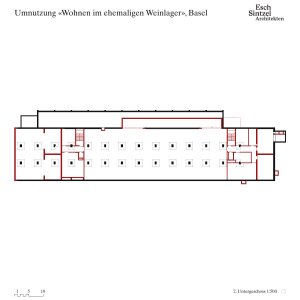 2. PP (Konverze skladu vína na komunitní bydlení; Esch Sintzel Architekten)