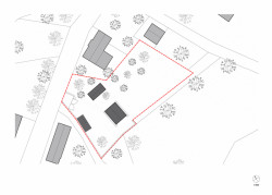 Rodinný dům Stará Červená Voda, TŘI.ČTRNÁCT architekti / Ondrej Palenčar, nová situace
