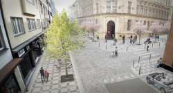 Hlavatí architekti, návrh revitalizace ulice Františka Křižíka v Praze, 1. místo v soutěži