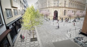 Hlavatí architekti, návrh revitalizace ulice Františka Křižíka v Praze, 1. místo v soutěži