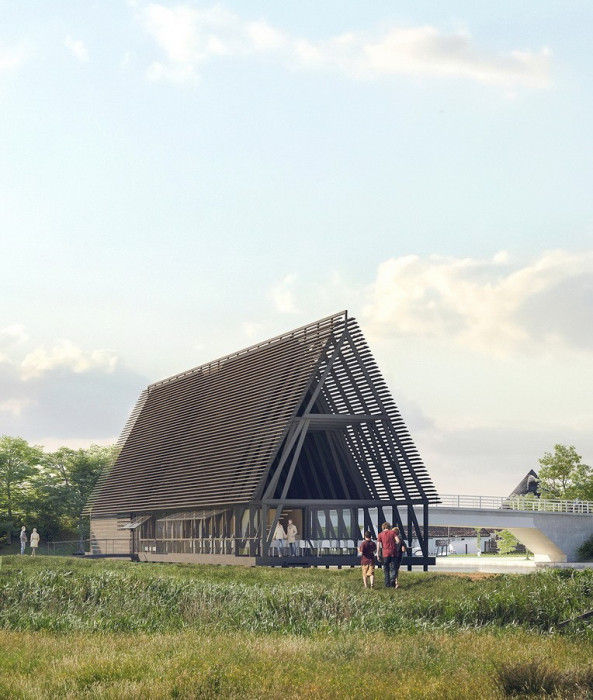 Návštěvnické a vzdělávací centrum Acle Bridge, FAM Architekti, Feilden+Mawson