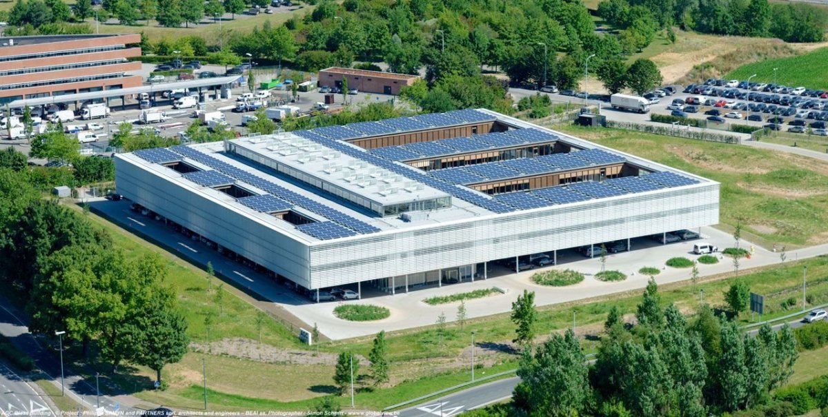 Philippe Samyn and Partners, AGC Glass Building - foto