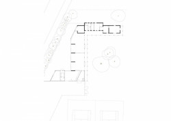 Boidot Robin architectes, přízemí, výkres