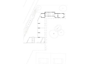 Boidot Robin architectes, přízemí, výkres