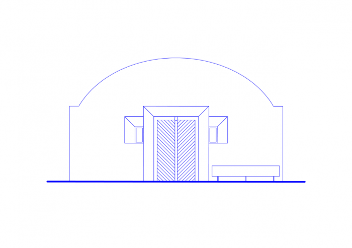 ORA, Vinný sklep U Modráka, pohled čelní – foto