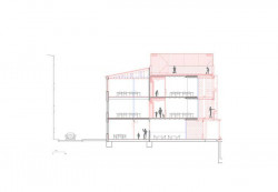 Škola v Barceloně od Harquitectes, půdorys