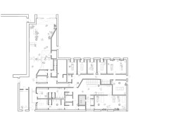 Wellness centrum lázní Aurora v Třeboni, Plus One Architects: Půdorys 1 NP