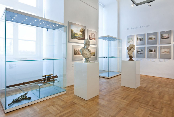 Architekti DRNH, NCZK, Arcibiskupský zámek v Kroměříži, Kabinet zahradní kultury, expozice v 2. NP – foto