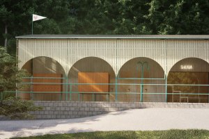 Lesní Koupaliště, Mjölk architekti, vizualizace