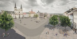 Revitalizace Masarykova náměstí v Jihlavě, vizualizace, MCA atelier, s.r.o.