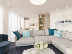 Vizualizace obývacího pokoje