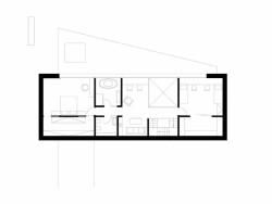 Rodinný dům ve Smilovicích, Kamil Mrva Architects / Kamil Mrva, půdorys patro