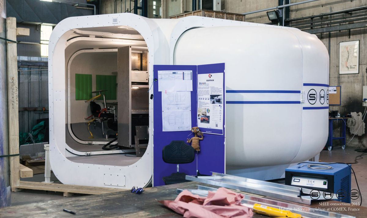 Projekt SHEE Ondřeje Douleho, vývoj v laboratořích COMEX