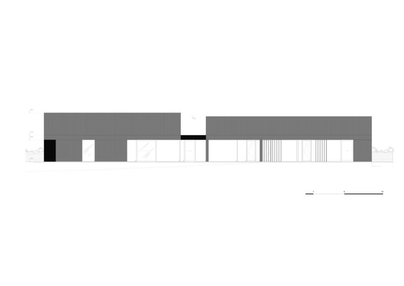 Rodinný dům Neveklov, jihovýchodní pohled, Atelier Kunc architects