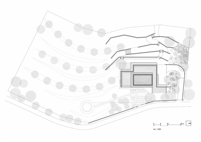 Vila Vlastibořice, SIAL architekti a inženýři / Michal Hušek, Magda Sobotková, situace