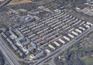 Sídlište Westhausen z nadhledu