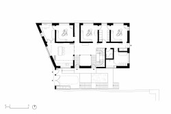 Zubaři Nad Mlýnem, půdorys 2np, studio Raketoplán