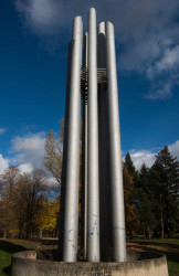 Výdech z podzemního komplexu na pražském Klárově