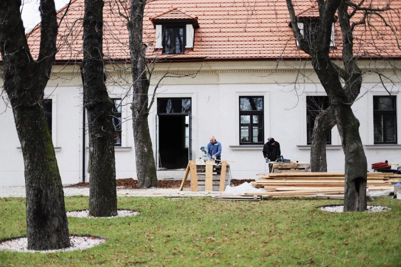 Z procesu rekonstrukce (Restaurace u Matěje, navrhl Stanislav Fiala)