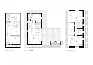 Chata Z, COMPASS architekti / Matej Grébert, Miroslava Gašparová, Roman Čambál, Peter Dostál, Juraj Benetin, půdorys