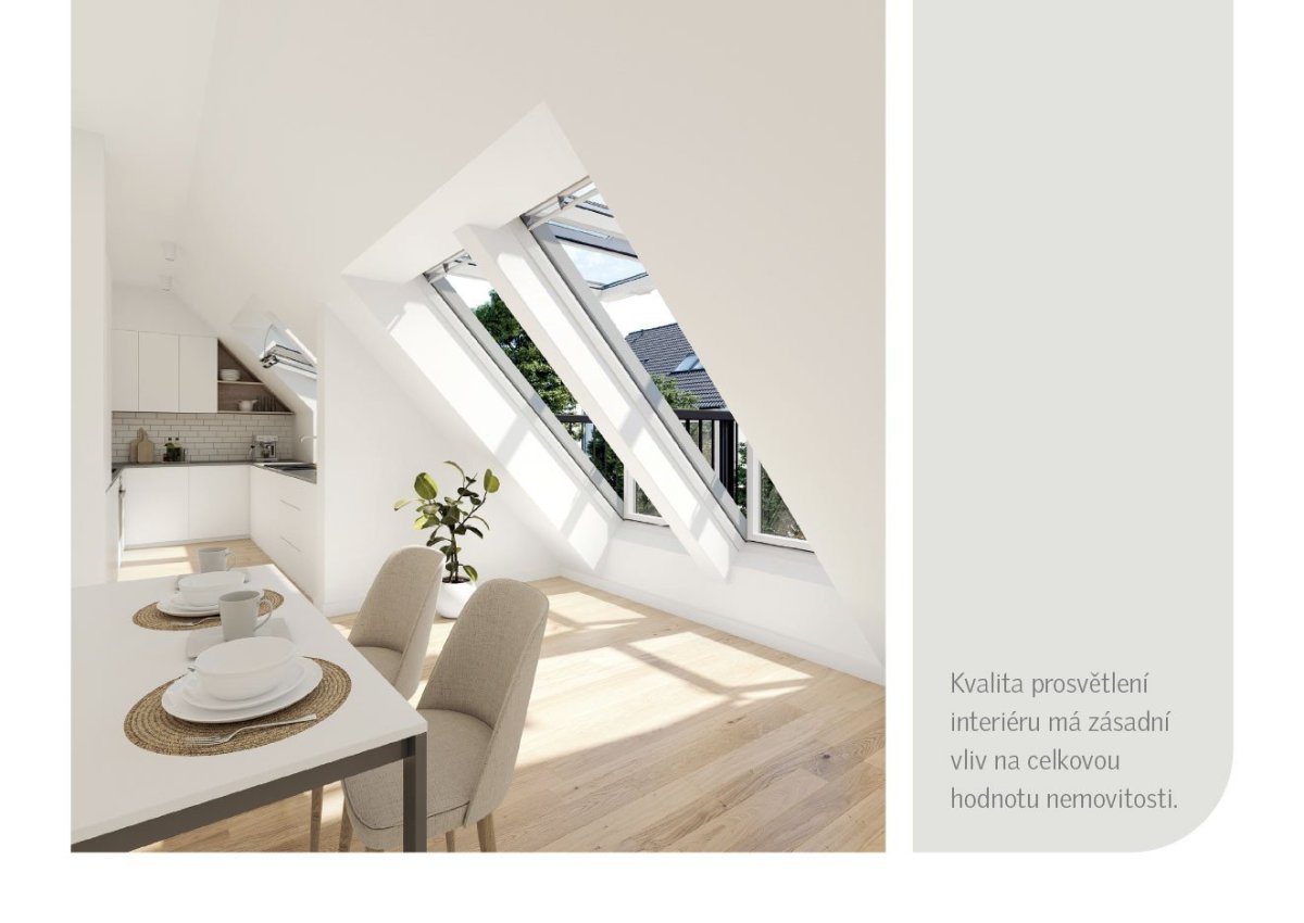 Velux - Design Guide - ilustrační ukázka z příručky.