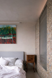 Papundekl architekti - Tři boxy z Packwallu v otevřeném prostoru: Rekonstrukce bytu v Praze-Proseku