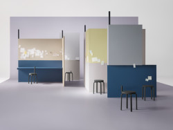 Bulletin Board: Jejich škála vychází z možnosti kombinace třeba se dřevem, kamenem, sklem, kovem či přírodním linoleem Marmoleum® ze sortimentu FORBO.