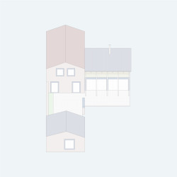 Konverze starého statku, Martin Migeon Architecture: Axonometrie