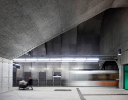 Stanice metra Loren od Arne Henriksen Arkitekter a MDH Arkitekter