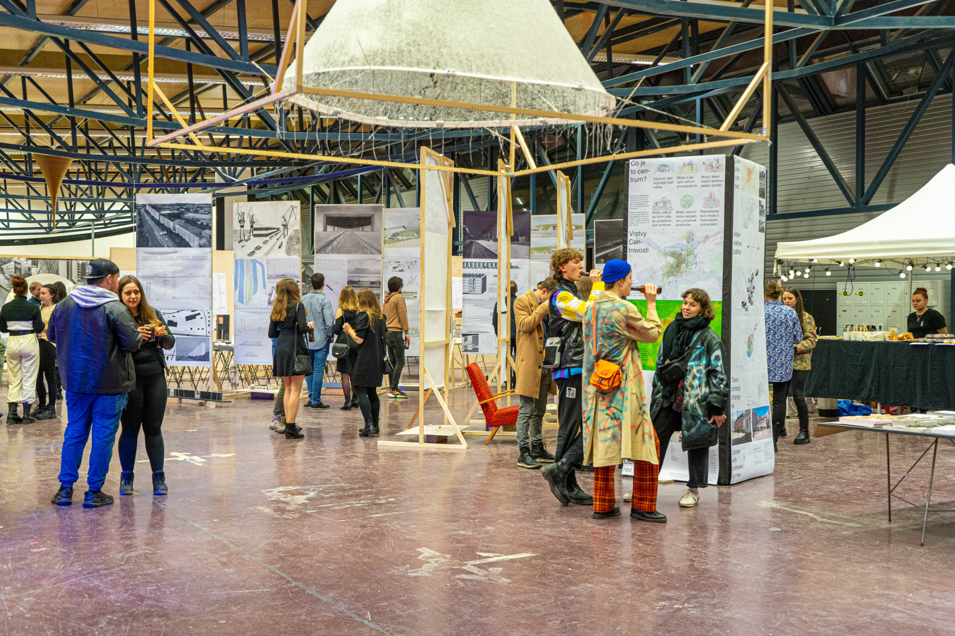 Vyhlášení studentské soutěže Ještě f kleci pořádané fakultou architektury a designu TUL v Liberci