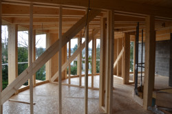 Stempel & Tesař architekti, Dům, který se otevírá slunci: Fotografie z průběhu realizace