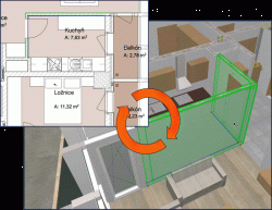 Zrychlení přináší snadné přepínání mezi módy 2D a 3D
