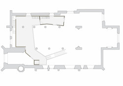 Garden Museum,půdorys, Dow Jones Architects,