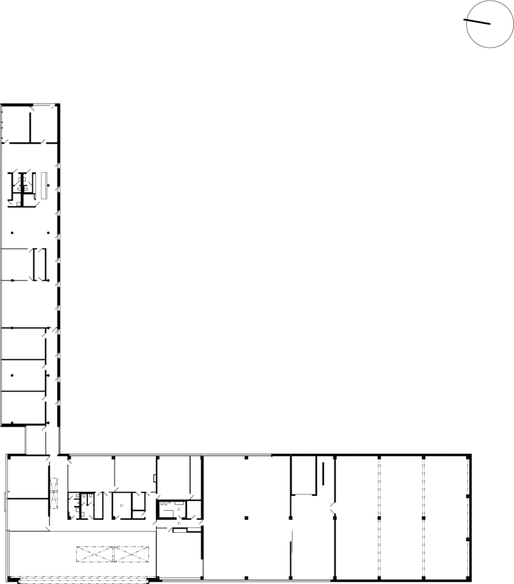 OK PLAN ARCHITECTS s.r.o., SKLADOVACÍ A PARKOVACÍ AREÁL BYCHL s.r.o. - půdorys