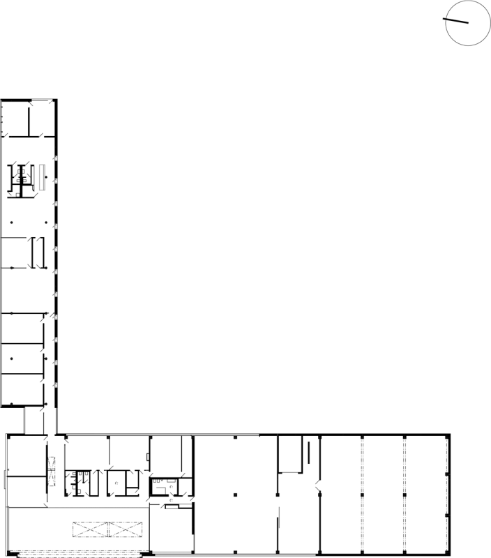 OK PLAN ARCHITECTS s.r.o., SKLADOVACÍ A PARKOVACÍ AREÁL BYCHL s.r.o. - půdorys