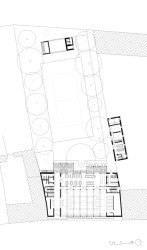 SOKEC v Hrušovanech u Brna, caraa.cz/Atelier KAVA: Půdorys přízemí