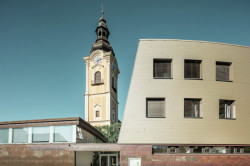 Architekti ze studia Nussmüller Architekten navrhli nové studentské koleje v rakouském Leobenu