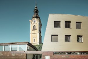 Architekti ze studia Nussmüller Architekten navrhli nové studentské koleje v rakouském Leobenu