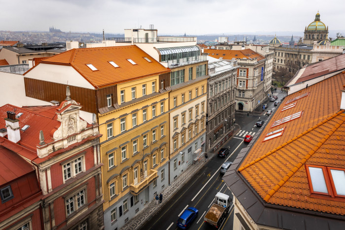 Z Borůvkova sanatoria je apartmánový dům City Pop 2Night Prague.