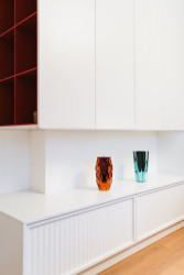 Interiérová designérka Kamila Jarkovská navrhla interiér zrekonstruovaného rodinného domu na pražském Žižkově