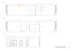 Řez původního stavu bytu (Byt v Karlíně; momentura)
