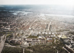 Bytová věž Norra Tornen ve Stockholmu, vizualizace, OMA